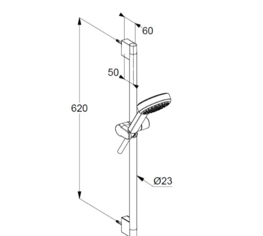 Душевой гарнитур KLUDI DIVE 6863039-00