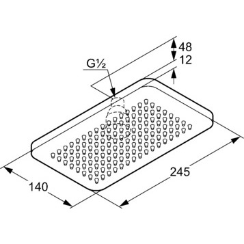 Верхний душ KLUDI A-QA 4940205-00