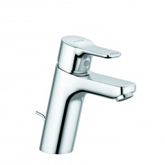 Смеситель KLUDI PURE&amp;EASY 372900565 для раковины на одно отверстие однорычажный с донным клапаном