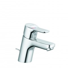 Смеситель KLUDI PURE&amp;EASY 372890565 для раковины на одно отверстие однорычажный с донным клапаном