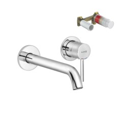 Смеситель KLUDI BOZZ SET 382450576S для раковины настенный встраиваемый со скрытой частью в комплекте
