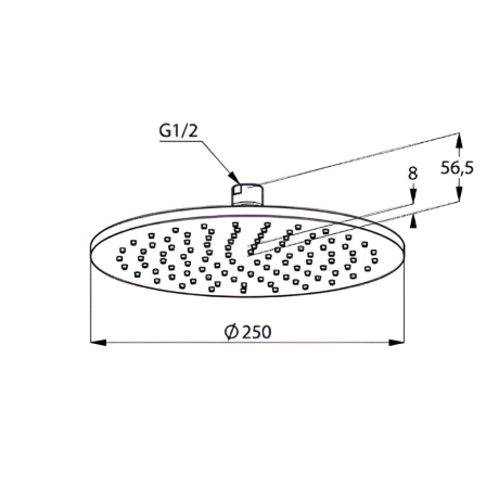 Верхний душ KLUDI A-QA 64325N5-00