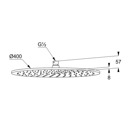 Верхний душ KLUDI A-QA 64340N1-00