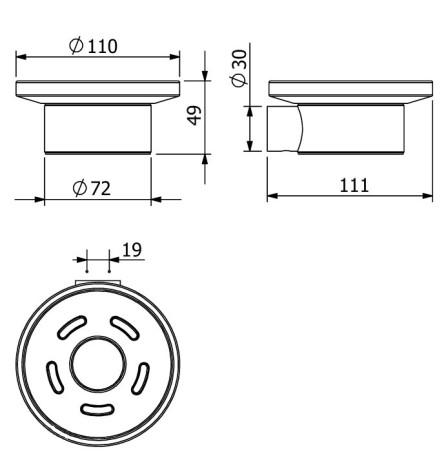 Мыльница KLUDI VELA R 5898553 подвесная