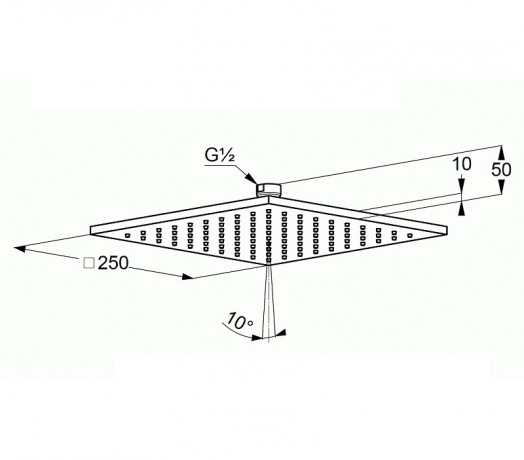 KLUDI AMEO, душевой комплект со смесителем для душа, арт. 416720575