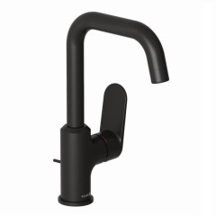 Смеситель KLUDI X1 320273975 для раковины на одно отверстие высокий с донным клапаном