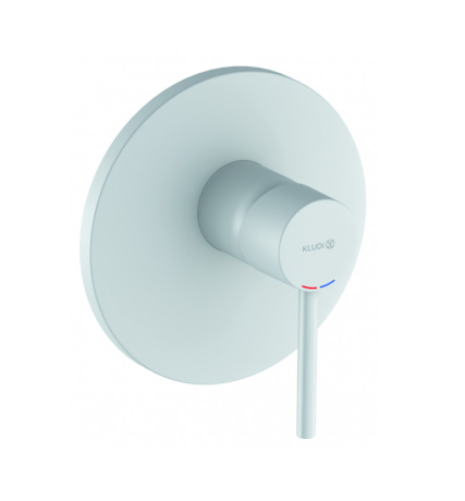 Смеситель KLUDI BOZZ WHITE 386555376 для душа встраиваемый внешняя часть