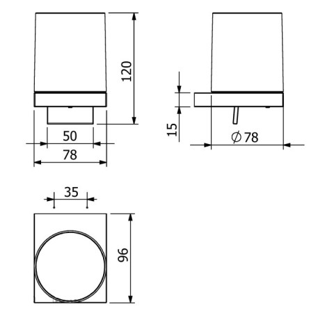 Дозатор KLUDI VELA C 3197653 подвесной