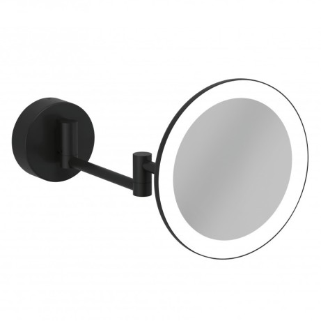 Зеркало косметическое KLUDI VELA R 5899539W подвесное с подсветкой 3х кратное увеличение