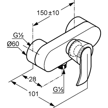 Смеситель KLUDI JOOP 554230575