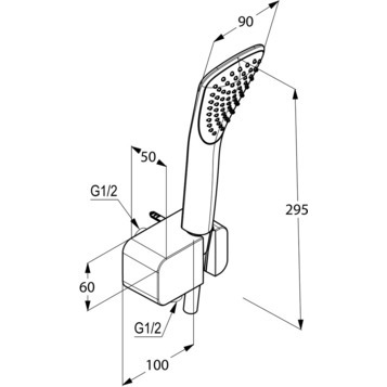 Душевой гарнитур KLUDI FIZZ 6767005-00