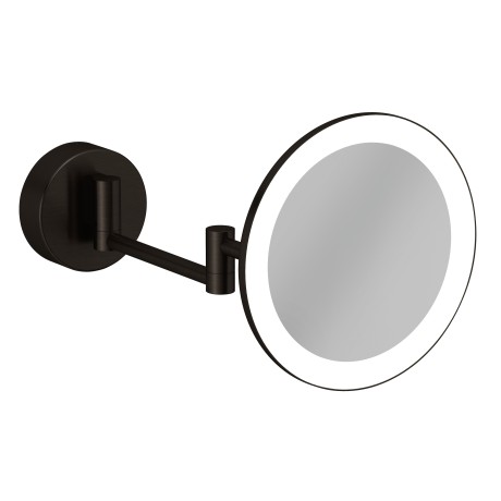 Зеркало косметическое KLUDI VELA R 58995N2W подвесное с подсветкой 3х кратное увеличение