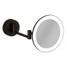 Зеркало косметическое KLUDI VELA R 58995N2W подвесное с подсветкой 3х кратное увеличение