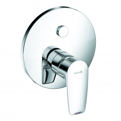 Смеситель KLUDI PURE&SOLID 346590575 для ванны и душа встраиваемый внешняя часть с автоматическим переключателем воды PUSH&SWITCH