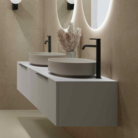 Раковина KLUDI RESA O 58CW2053 накладная без перелива