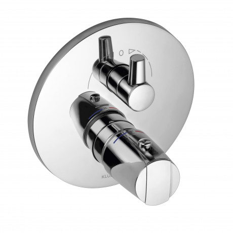 Термостат KLUDI OBJEKTA 358300538 для ванны и душа встраиваемый на 2 потребителя внешняя часть