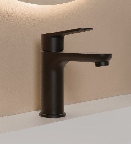 Смеситель KLUDI X1 322823975 для раковины на одно отверстие однорычажный без донного клапана