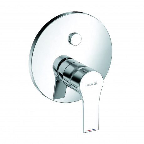 Смеситель KLUDI ZENTA SL 486590565 для ванны и душа встраиваемый внешняя часть с автоматическим переключателем воды PUSH&SWITCH