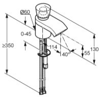 Смеситель KLUDI jOOP 550290505
