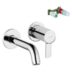 Смеситель KLUDI ZENTA 382440575S для раковины настенный встраиваемый со скрытой частью в комплекте